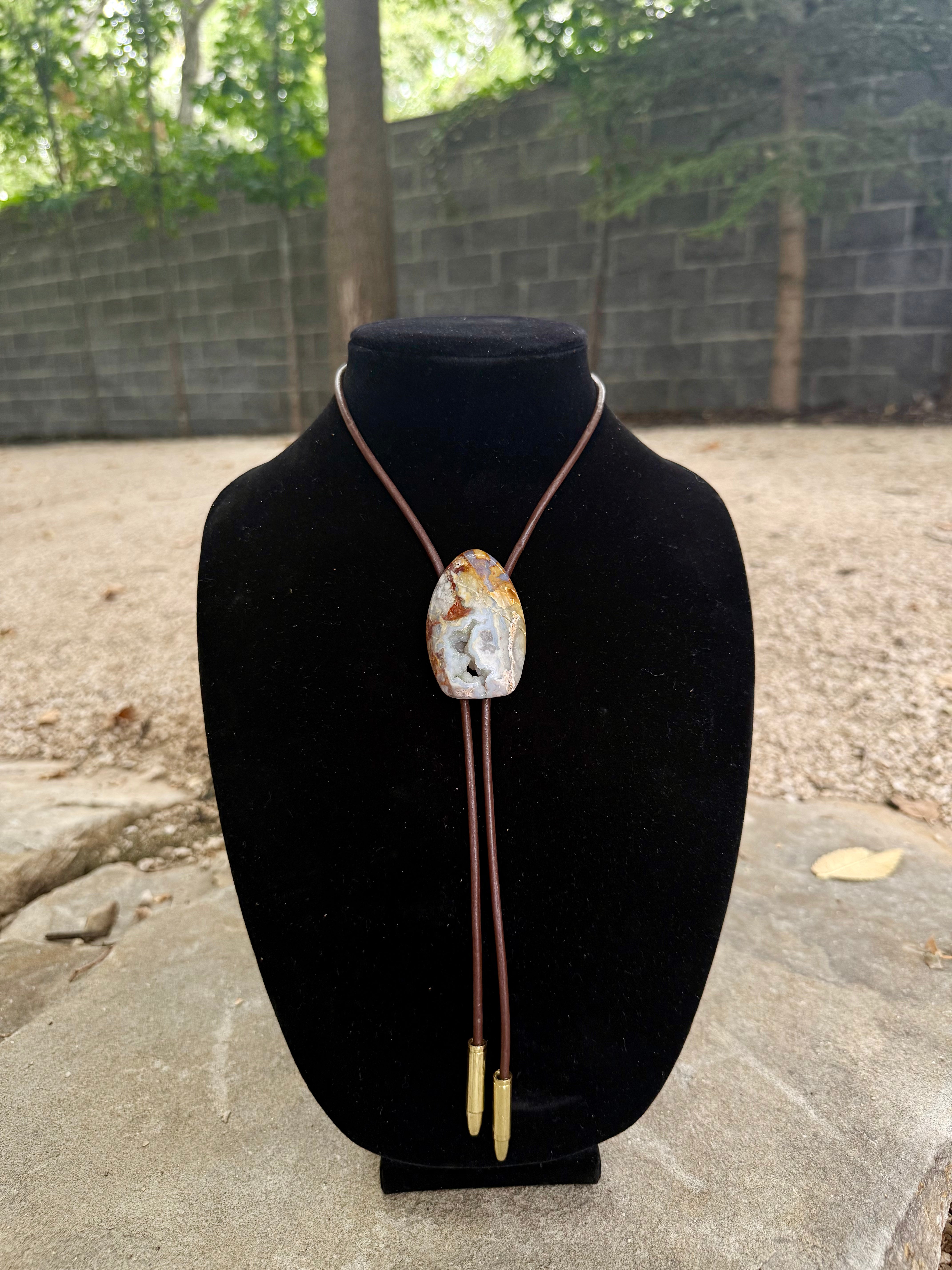 Red crystal Cove Agate