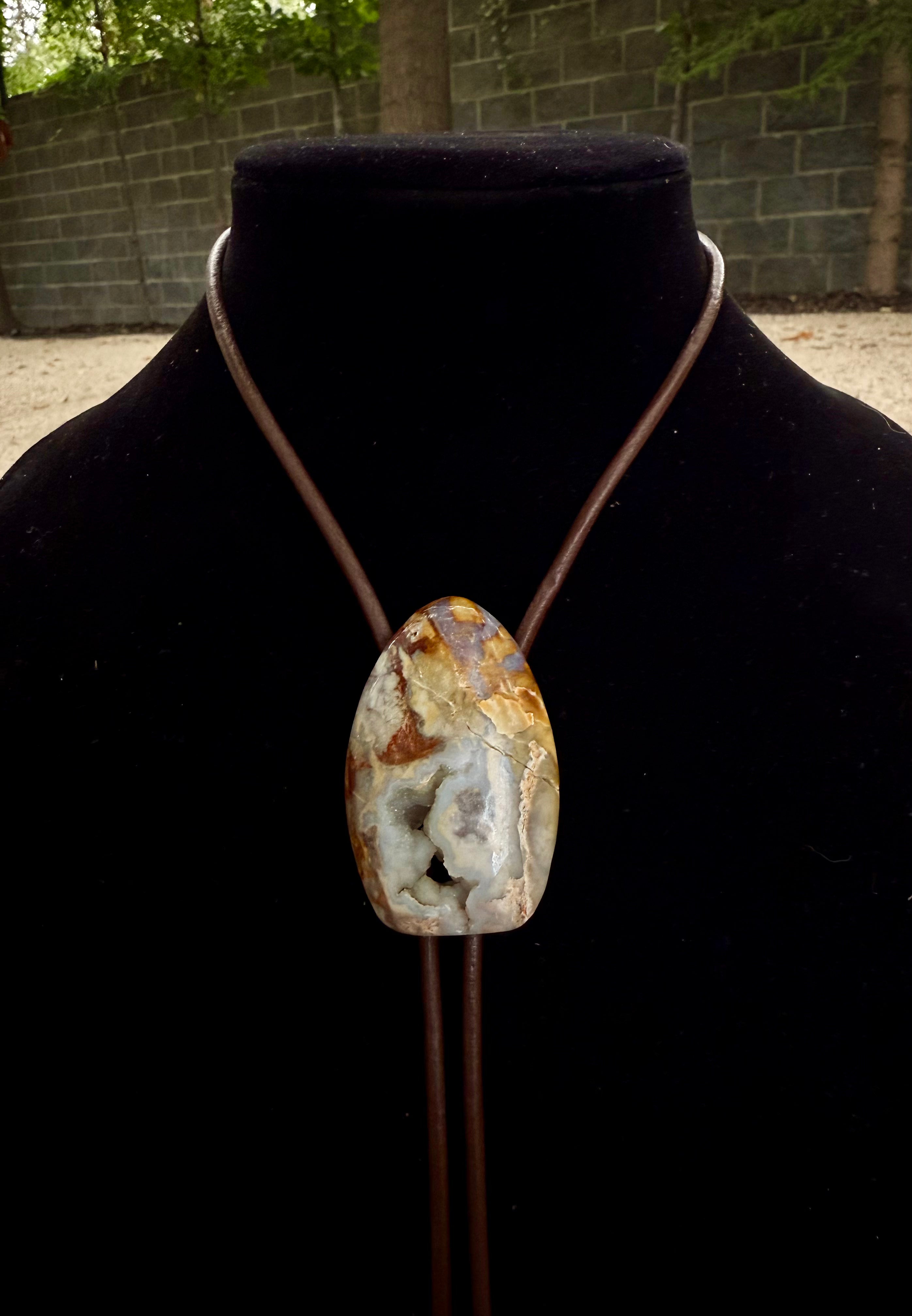 Red crystal Cove Agate